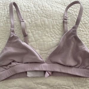 SKIMS Cotton Jersey Triangle Bralette